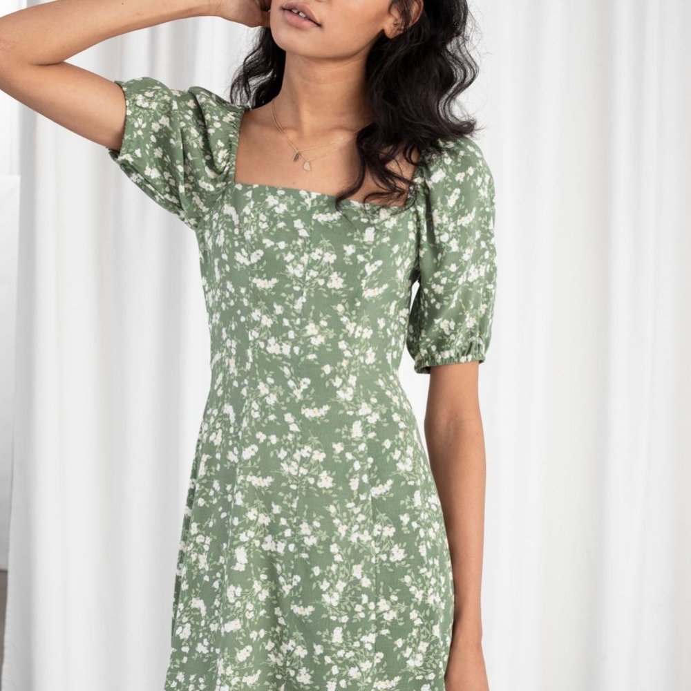 Reserved | Floral mini dress from & other stories